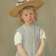 Child in a Straw Hat by Mary Cassatt. Currently in storage at the National Gallery of Art.